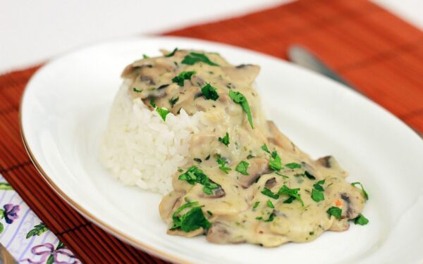 food, mushroom, rice, mushroom sauce, mushroom stew, mushroom sauce, mushroom sauce, mushroom sauce, mushroom sauce, mushroom sauce, mushroom stew