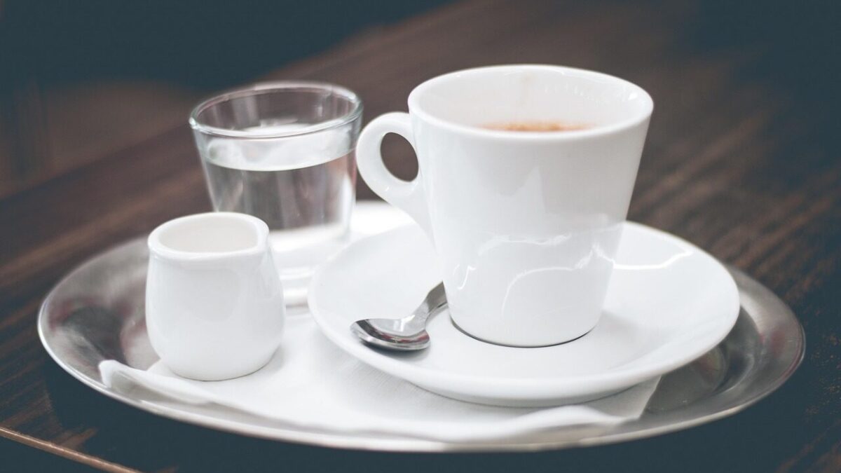 coffee, water, cafe, espresso, cups, nature, utencils