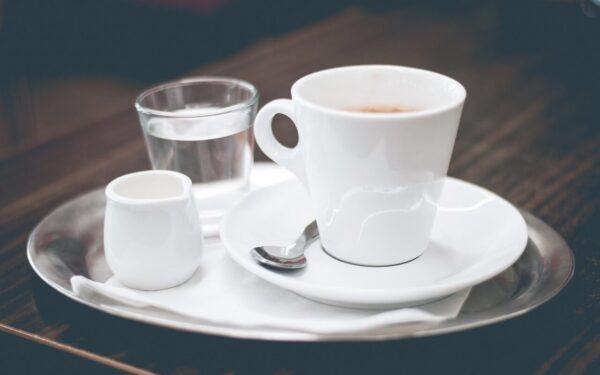 coffee, water, cafe, espresso, cups, nature, utencils