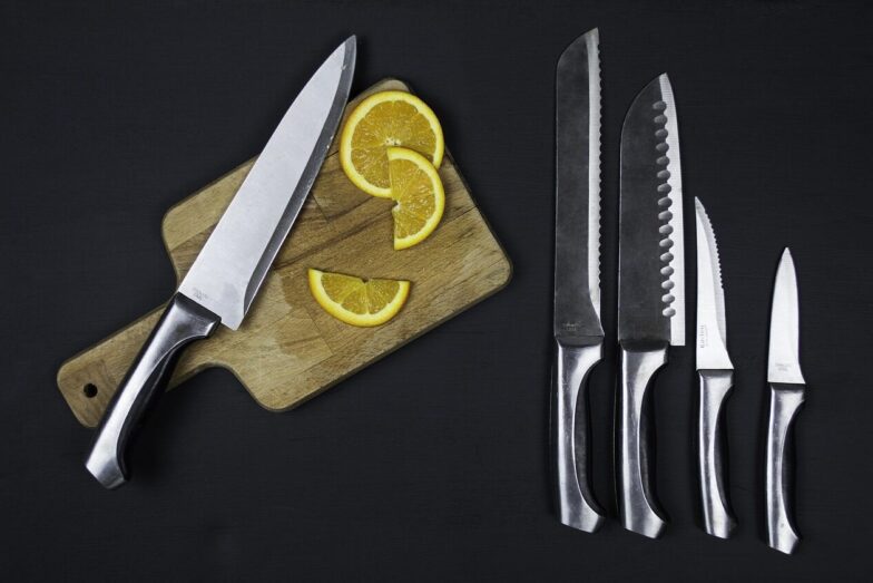 knives, set, chopping board, slice, sharp, sharpness, blades, knife set, kitchen tools, orange slices, kitchen, kitchen utensils, flat lay, knives, knives, knives, knife set, kitchen tools, kitchen, kitchen, kitchen, kitchen, kitchen, kitchen utensils