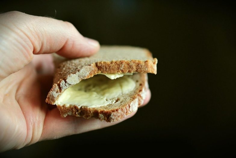 Duona su sviestu. Pixabay nuotr.