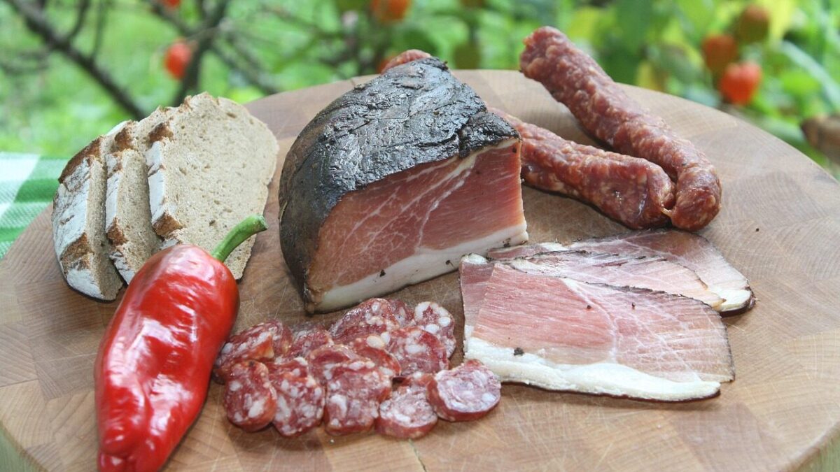 flesh, sausage, food, pork, bacon, bacon, bacon, bacon, bacon, bacon