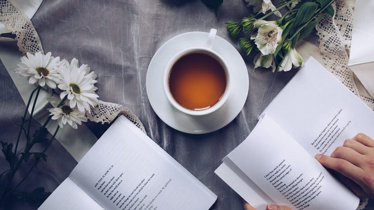 tea time, reading, poetry, leisure, tea, flat lay, cozy, books, reading, reading, reading, poetry, tea, tea, tea, tea, tea, books, books, books