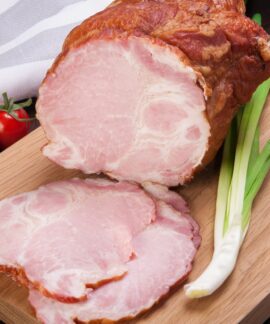 sliced ham