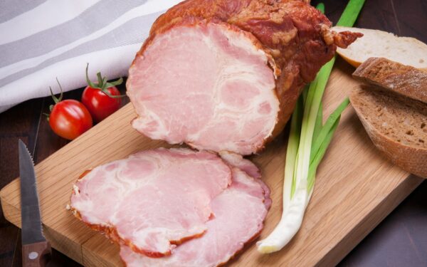 sliced ham