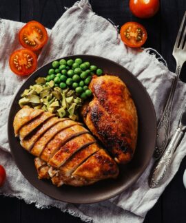 a plate of food