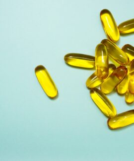 brown and yellow medication tablets