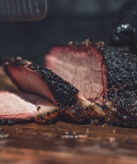 Kepta mėsa. Unsplash nuotr.