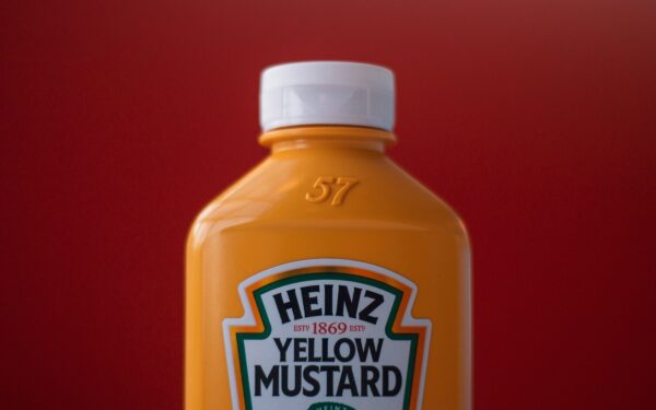 Heinz yellow mustard bottle