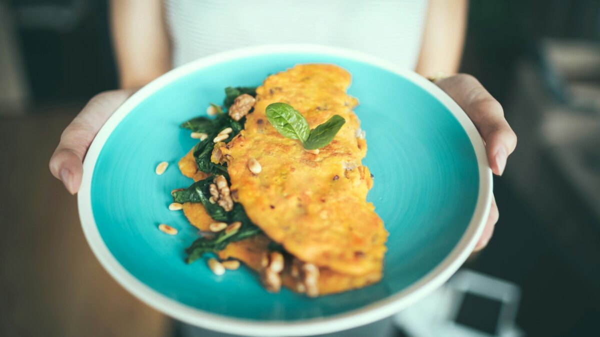 egg omelet dish