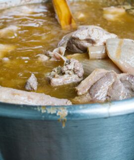a bowl of soup