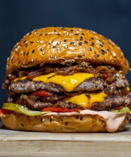 double patty cheeseburger