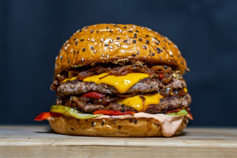 double patty cheeseburger