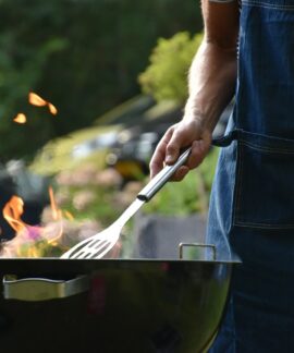 man grilling outdoor