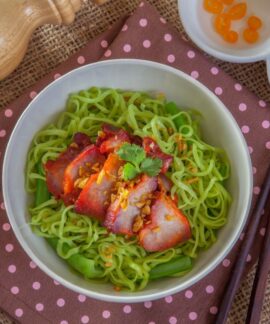 Edamame makaronai. Canva nuotr.