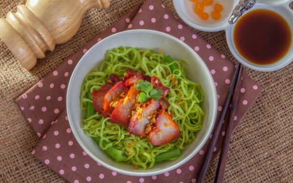 Edamame makaronai. Canva nuotr.
