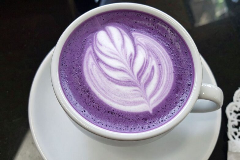 Ube latte. Canva nuotr.