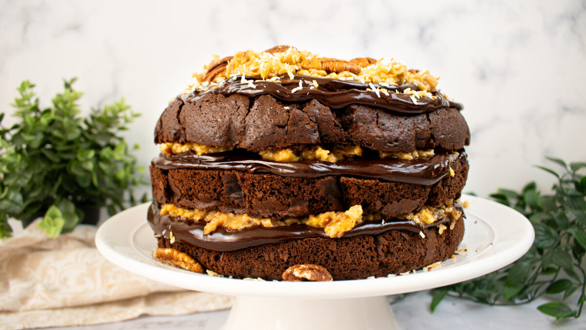 Vokiškas šokoladinis tortas