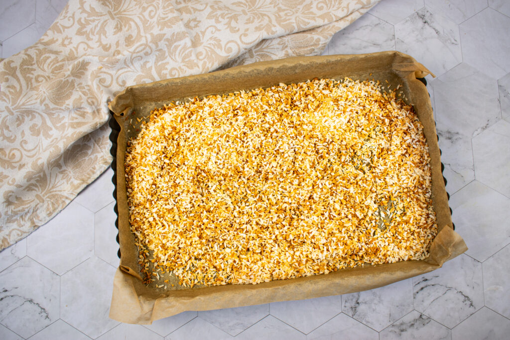 Vokiškas šokoladinis tortas. Kokosai