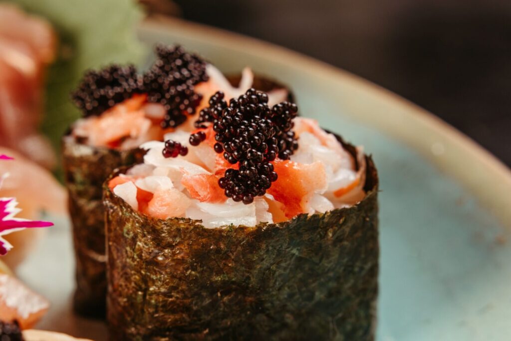 Jūrų dumblių lapai Nori. Pexels nuotr.