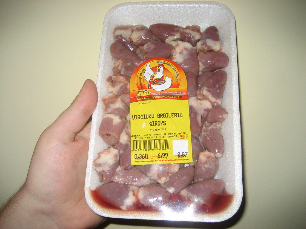 Vištienos širdys. Openverse nuotr.