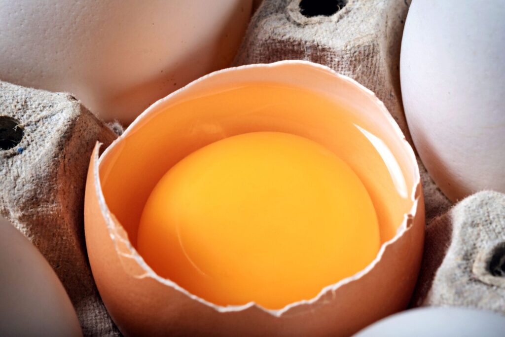 Kiaušinių tryniai. Pexels nuotr.
