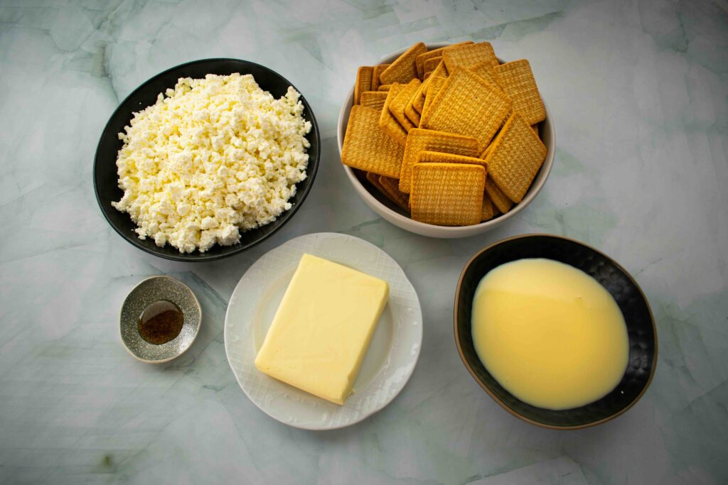 Klasikinis varškės tinginys. Ingredientai
